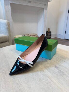 Kate Spade Black and White Flats